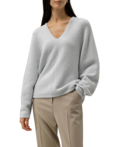 LILYSILK Women's Boucle Knit Silk-Cashmere Sweater
