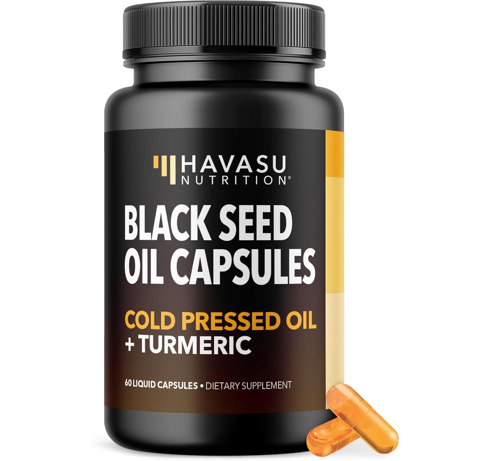 Капсулы Havasu Nutrition Black Seed Oil + Turmeric Liquid, 60ct