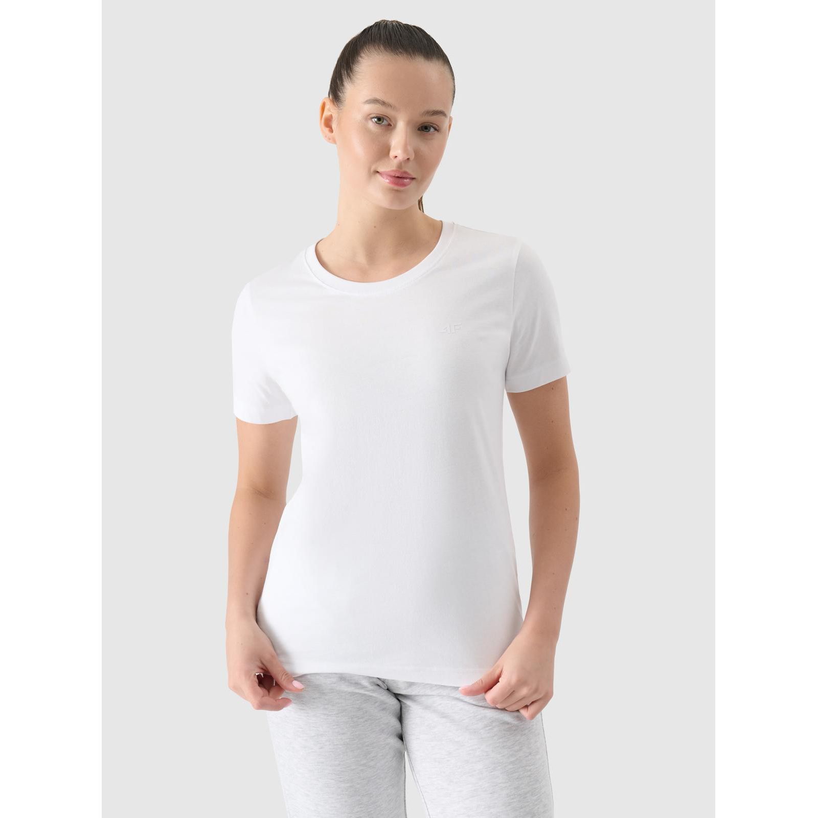 4F Women's Regular Plain T-shirt