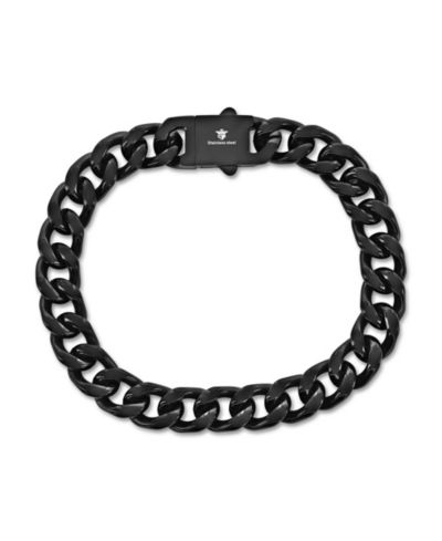 Браслет Cuban Link из нержавеющей стали, Black Plated