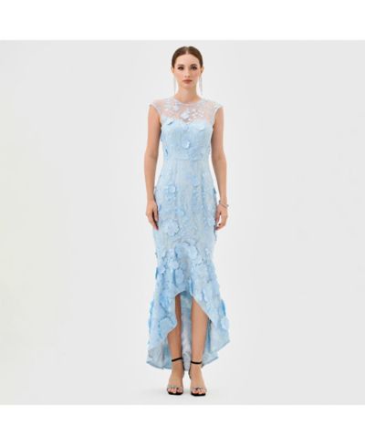 Женское миди-платье BARIANO Freyja Cap Sleeve Hi Lo