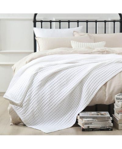 Egyptian Linens Cozy Bamboo Waffle Blanket, King/California King