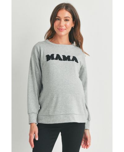 Свитшот Hello Miz Maternity Graphic Mama Crew Neck Nursing