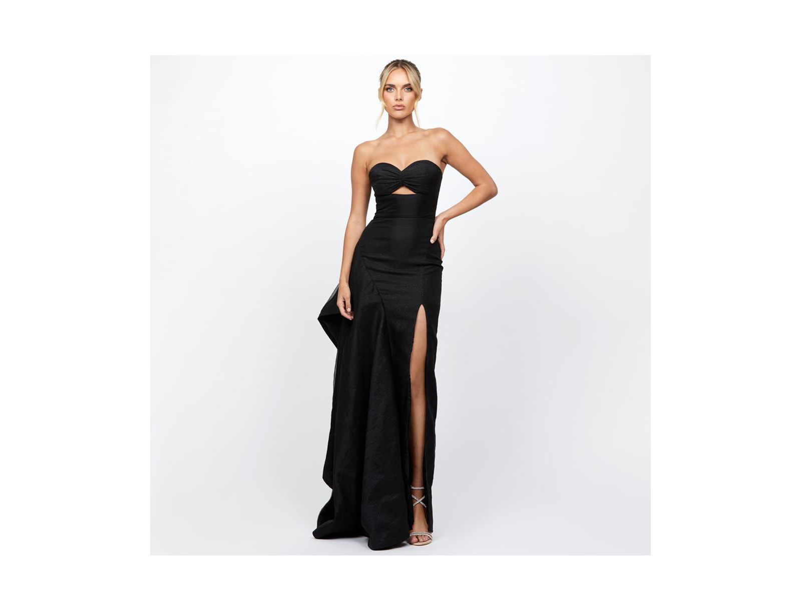 Вечернее платье BARIANO Women's Rain Strapless Cut Out