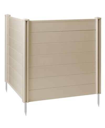 Casafield защитный экран 42" x 42", панель винилового забора для кондиционера, мусорных баков или оборудования бассейна, Tan