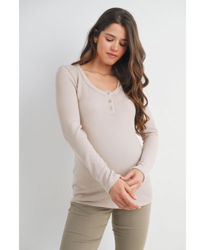 Hello Miz женский топ для кормления Henley с длинным рукавом