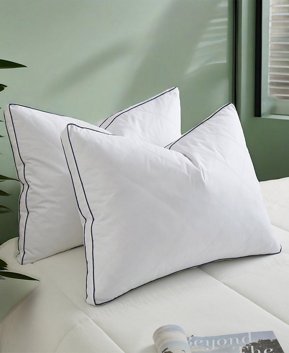 Подушки UNIKOME Quilted Goose Down Feather, 2 шт., King