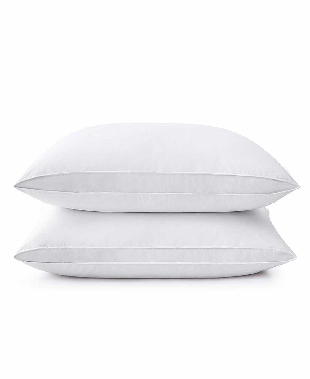 UNIKOME High-Loft Goose Down and Feather 2-Pack Pillows, Queen
