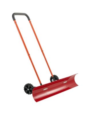Лопата-снегоуборщик на колесах Mecale Wheeled Snow Pusher Shovel, 37.8", с регулируемой ручкой 90°