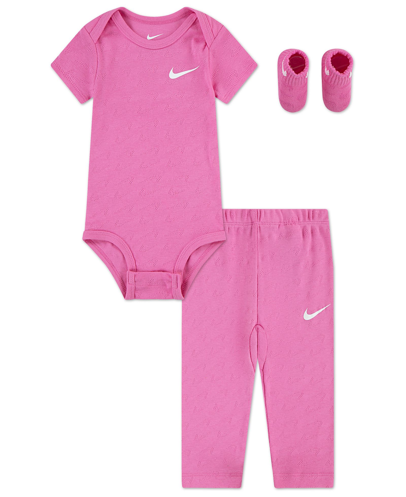 Nike комплект из боди, брюк и носков для малышей