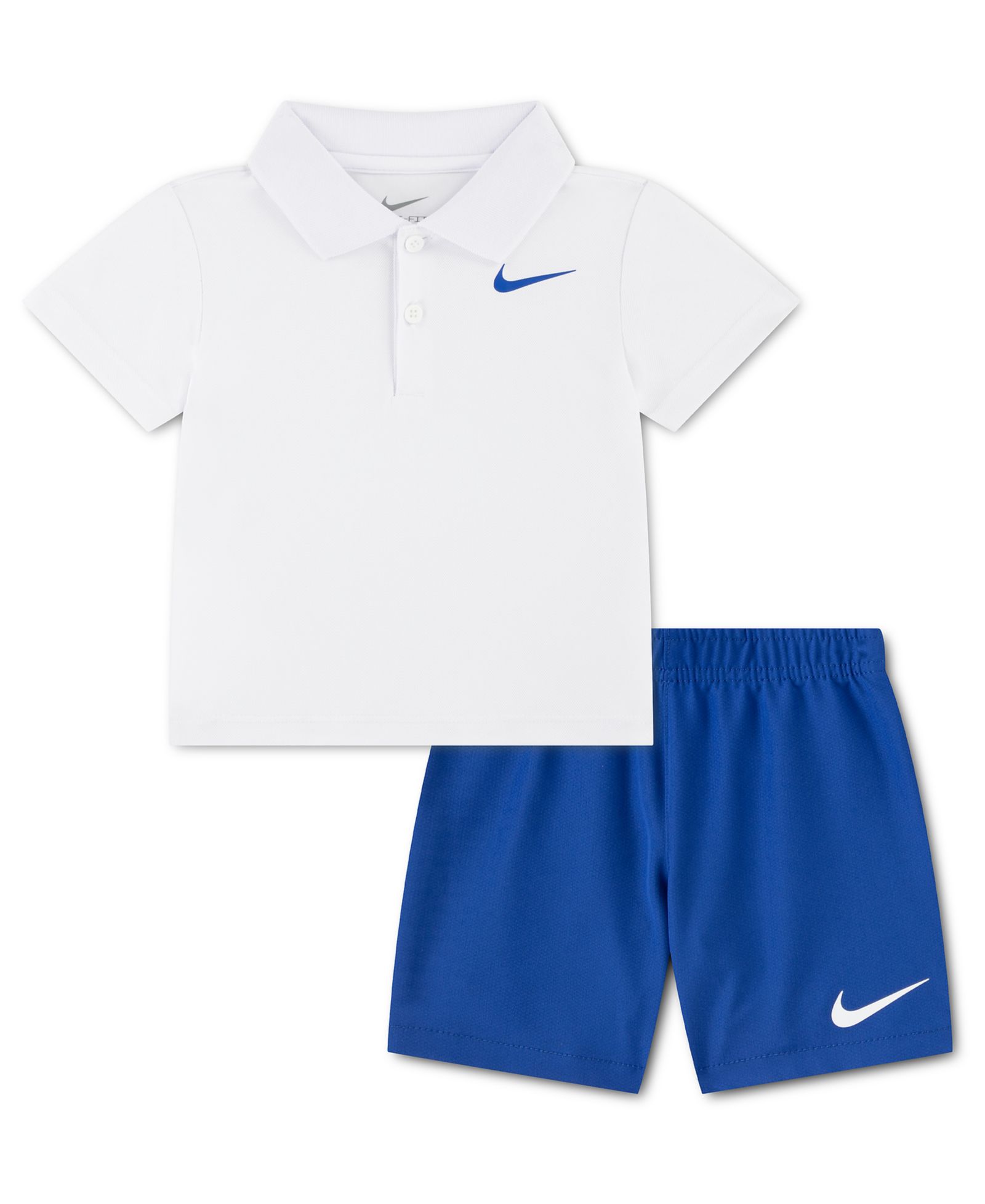 Комплект Nike из 2 предметов: поло рубашка и шорты для малышей Boy's Short-Sleeve Polo Shirt and Woven Shorts