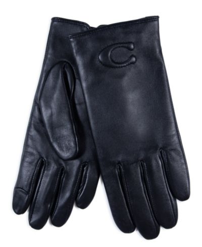 Перчатки COACH Women's Tabby C Leather