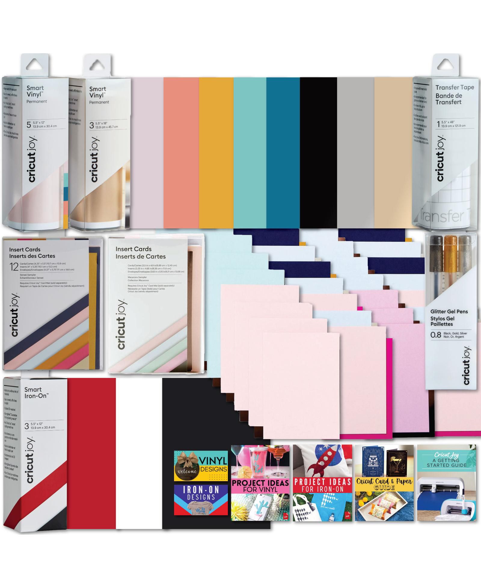 Cricut Deluxe Sampler Materials Bundle for Cricut Joy and Joy 2 Machines