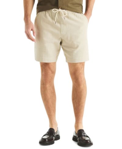 Шорты Nautica Men's Regular-Fit 7" Cotton Herringbone