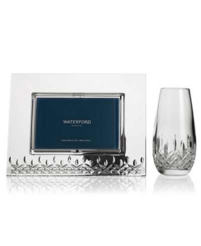 Waterford набор из 2 предметов Lismore Essence: фоторамка 4" x 6" и ваза для бутонов