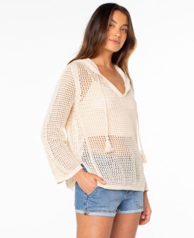 Roxy Women's Summer Night Tunic V-Neck Sweater