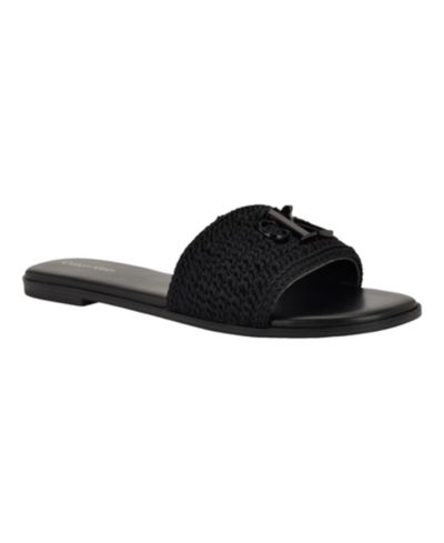 Calvin Klein Женские сандалии Kamine Woven Logo Flat