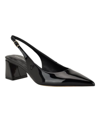 Calvin Klein Women's Sarra Block Heel Slingback Pumps