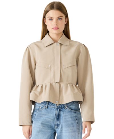 Steve Madden Women's Sloan Collared Neck Jacket