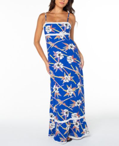 Женское платье Roxy Women's Balmy Sunset Straight Neck Maxi