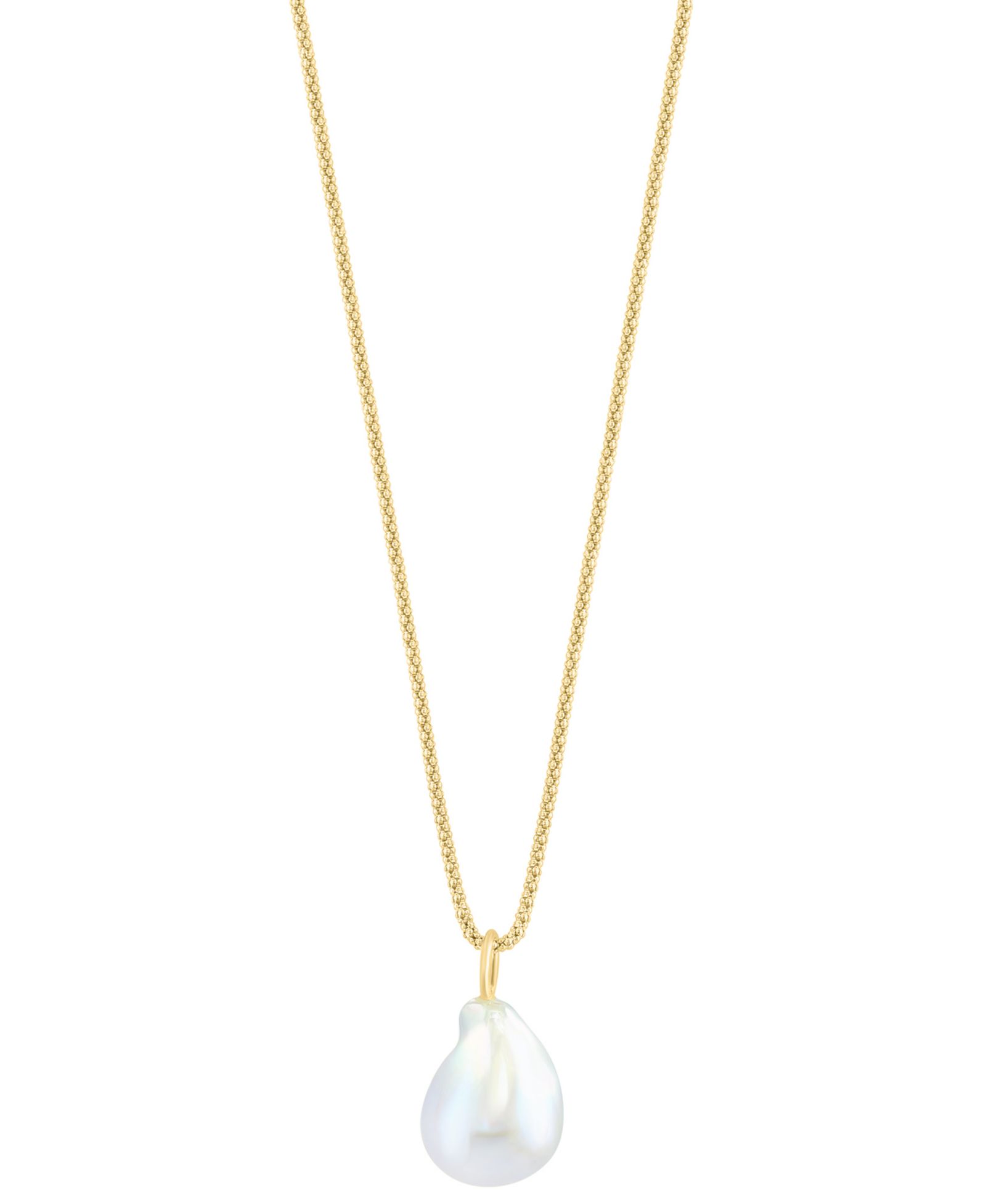 Колье EFFY Collection Freshwater Pearl (14.5mm) в золоте поверх Sterling Silver