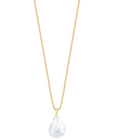 Колье EFFY Collection Freshwater Pearl (14.5mm) в золоте поверх Sterling Silver