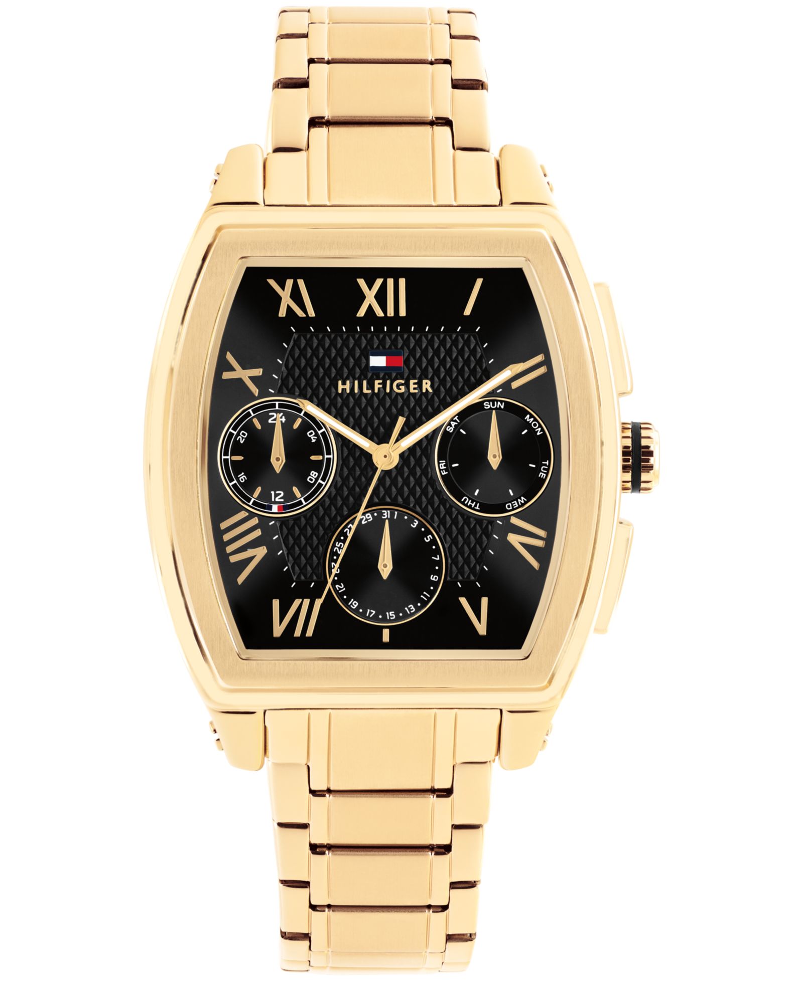 Мужские часы Tommy Hilfiger Multifunction Gold Tone Stainless Steel Bracelet 36mm