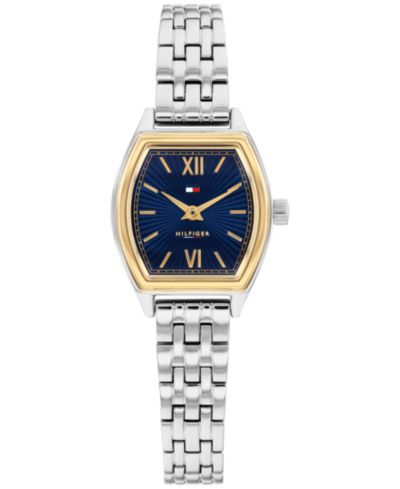 Женские часы Tommy Hilfiger Quartz Silver Tone Stainless Steel Bracelet, 21.5 x 22mm