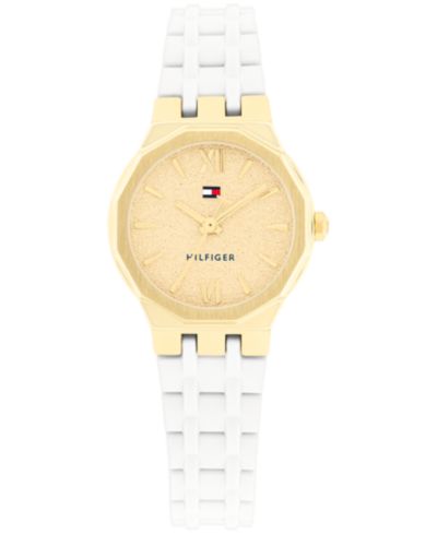 Женские часы Tommy Hilfiger Quartz White Silicone Strap, 25mm