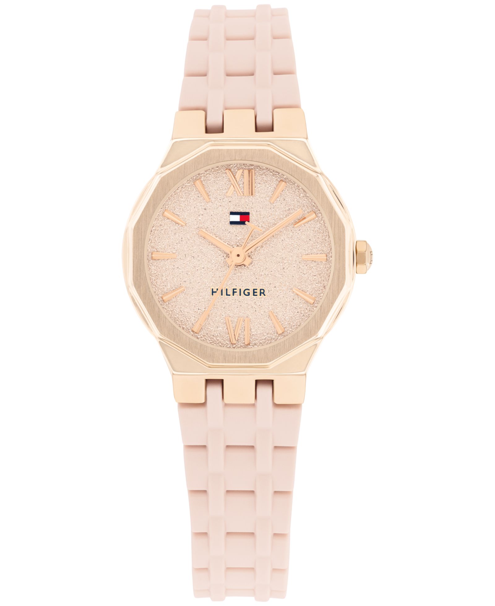 Tommy Hilfiger Женские кварцевые часы с силиконовым ремешком, 25mm
