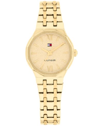 Tommy Hilfiger Женские наручные часы Quartz Gold tone Stainless Steel 25mm