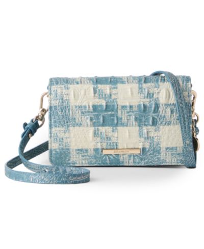 Brahmin Minuette Sakura Кожаная сумка через плечо среднего размера