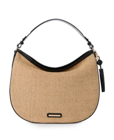 Сумка-хобо Brahmin Kathleen Folsom Medium Raffia