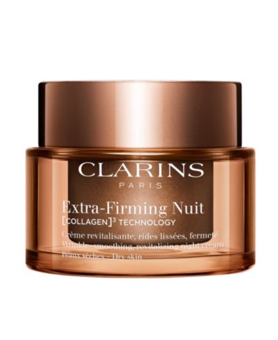 Clarins Extra-Firming ночной увлажняющий крем для сухой кожи, 1.7 oz.