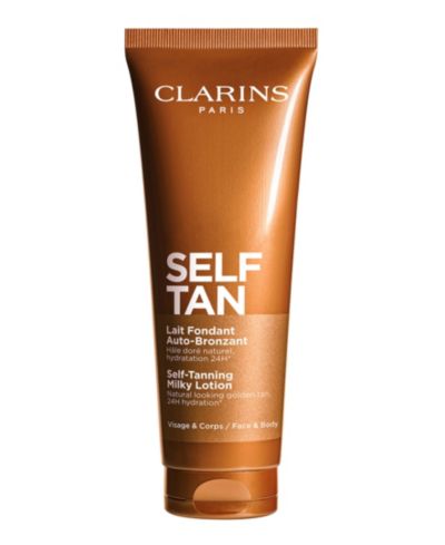 Лосьон Clarins Self-Tan Milky Face and Body Tanner, 4.5 oz.