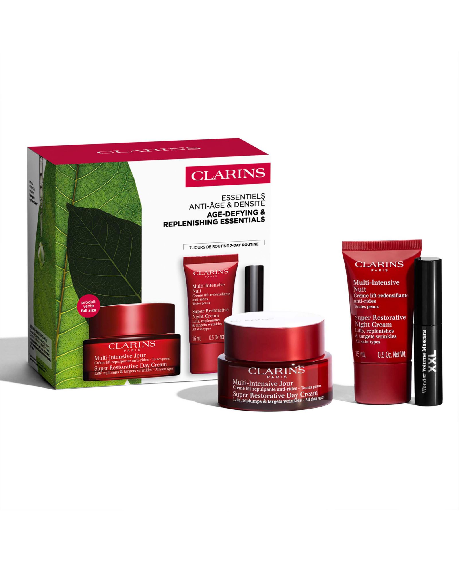Набор по уходу за кожей Clarins Super Restorative Anti-Aging, 3 шт.