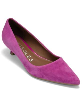Dark Pink Suede