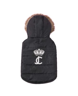 Куртка для домашних животных Juicy Couture Faux Fur с капюшоном
