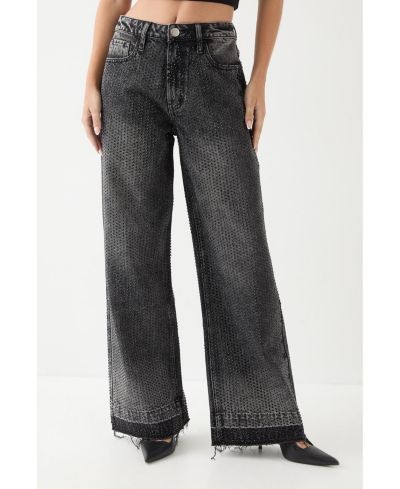 Женские джинсы MissPap Diamante Embellished Straight Leg