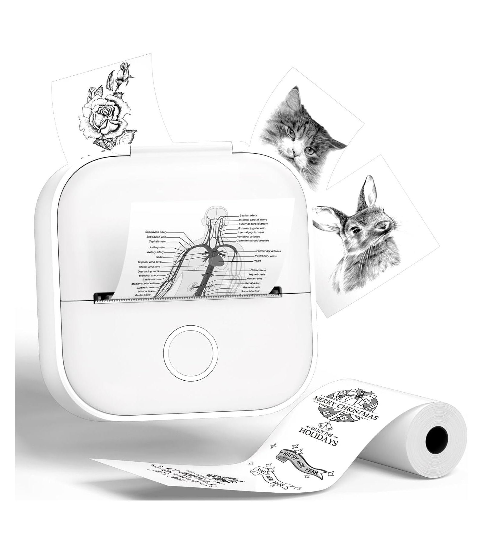 Phomemo Mini Sticker Printer, Portable Inkless Thermal Printer с Bluetooth