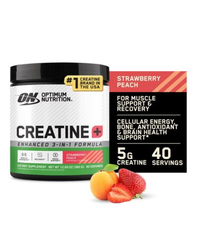 Порошок Optimum Nutrition Creatine Monohydrate Plus Strawberry Peach