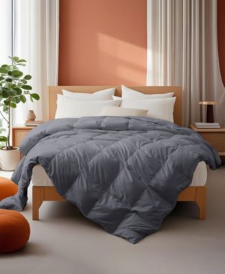 UNIKOME All-Season Goose Down Feather Fiber Comforter, California King
