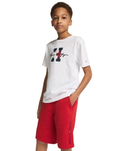 Детские шорты Tommy Hilfiger Boys' 8-20 Tommy Knit Pull-On