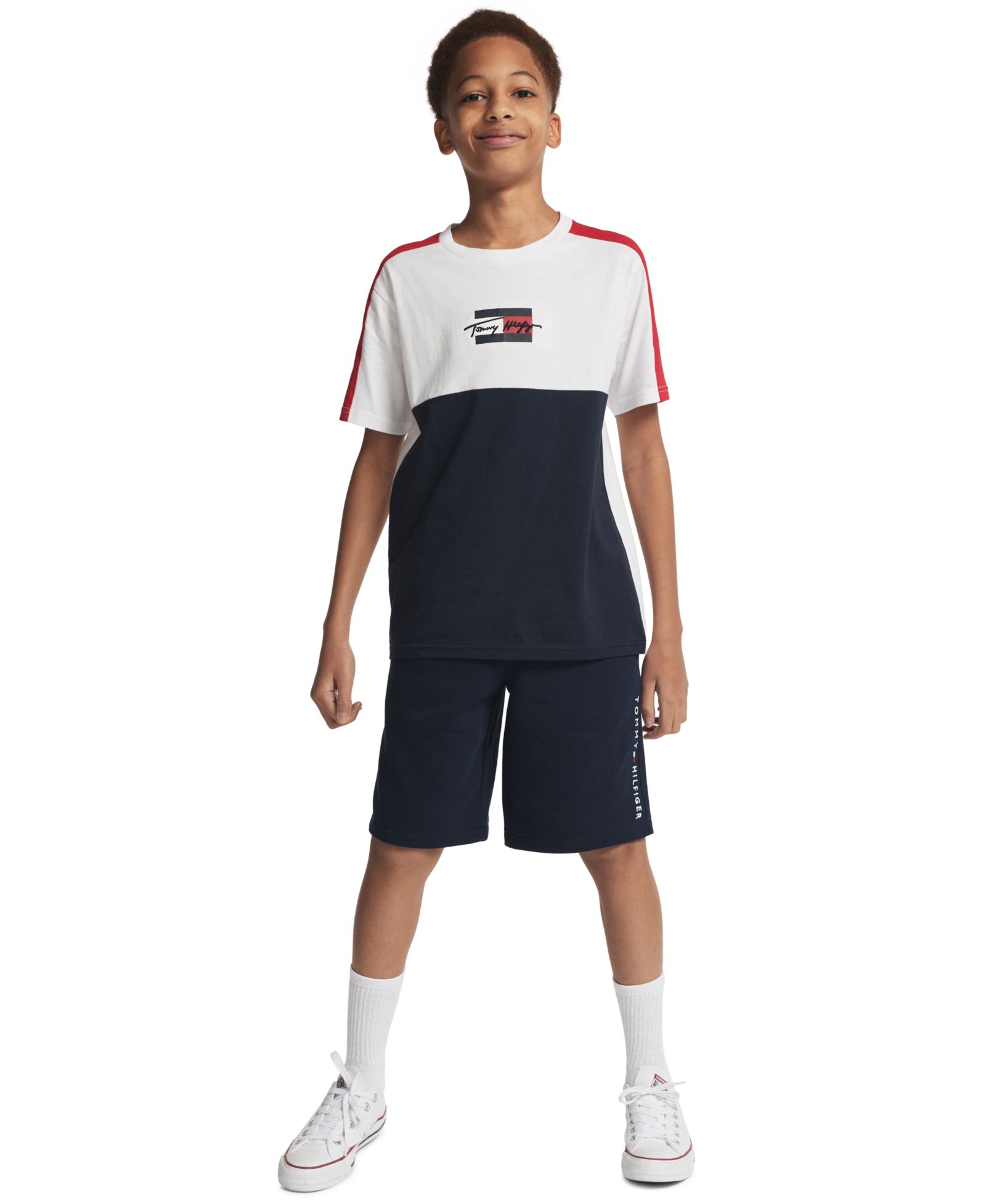 Детские шорты Tommy Hilfiger Boys' 8-20 Tommy Knit Pull-On