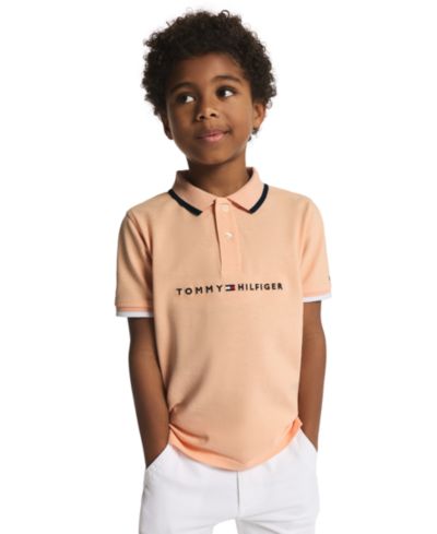 Детское поло рубашка Tommy Hilfiger, короткий рукав, 2T-7
