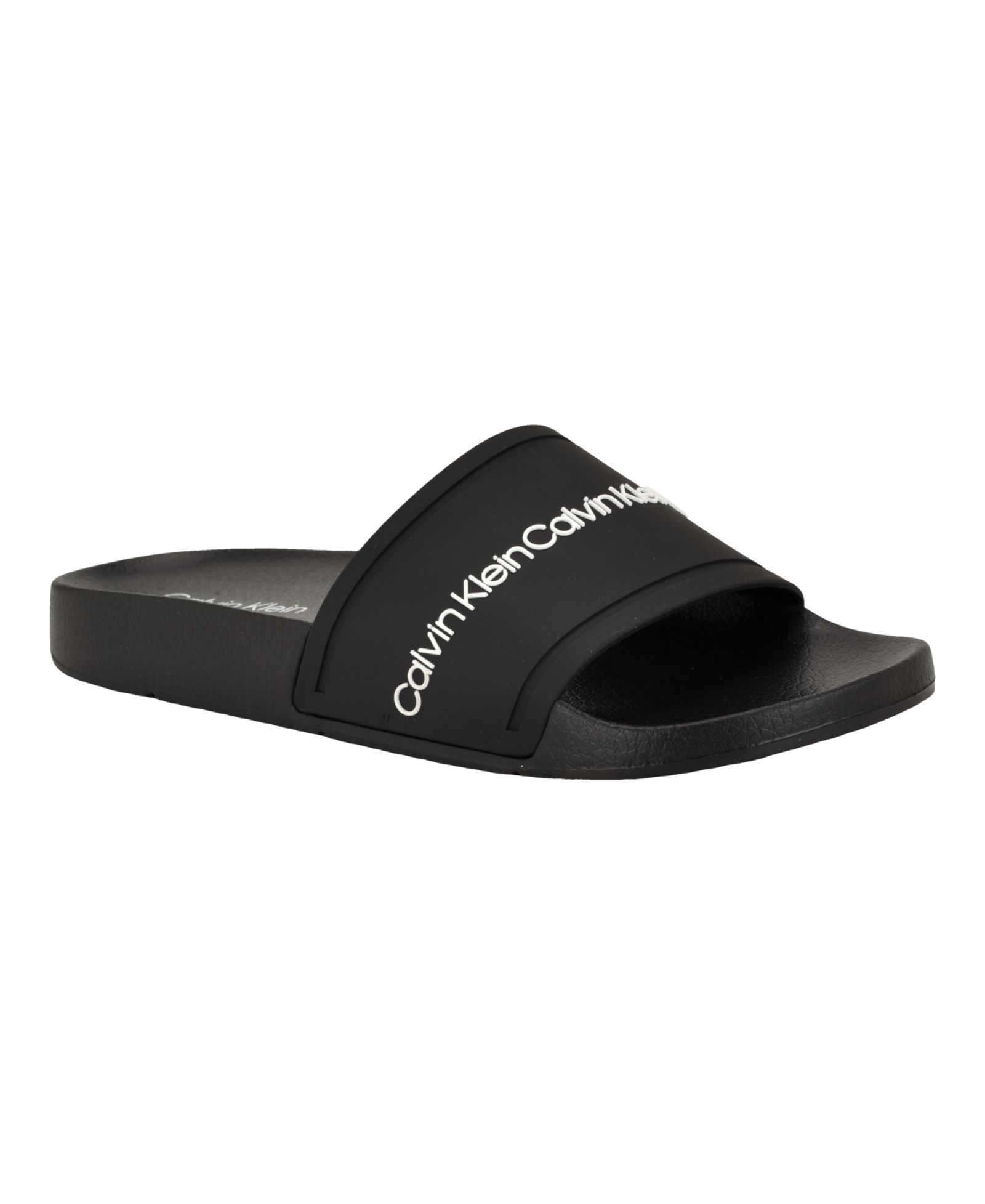 Calvin Klein Women's Anyka Flat Slip-On Pool Slides