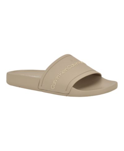 Calvin Klein Women's Anyka Flat Slip-On Pool Slides