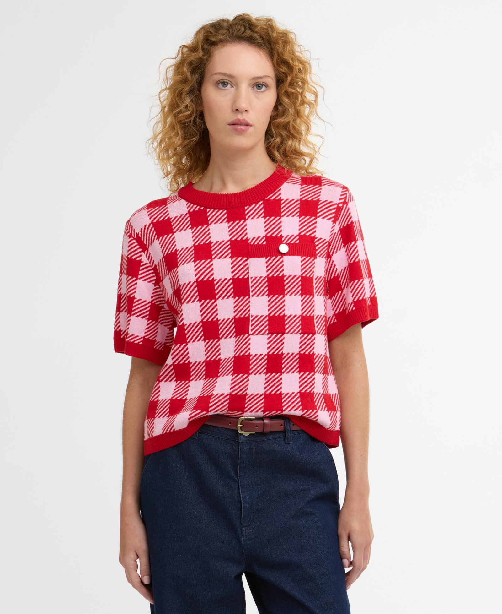 Barbour Женский вязаный джемпер Esther Crewneck