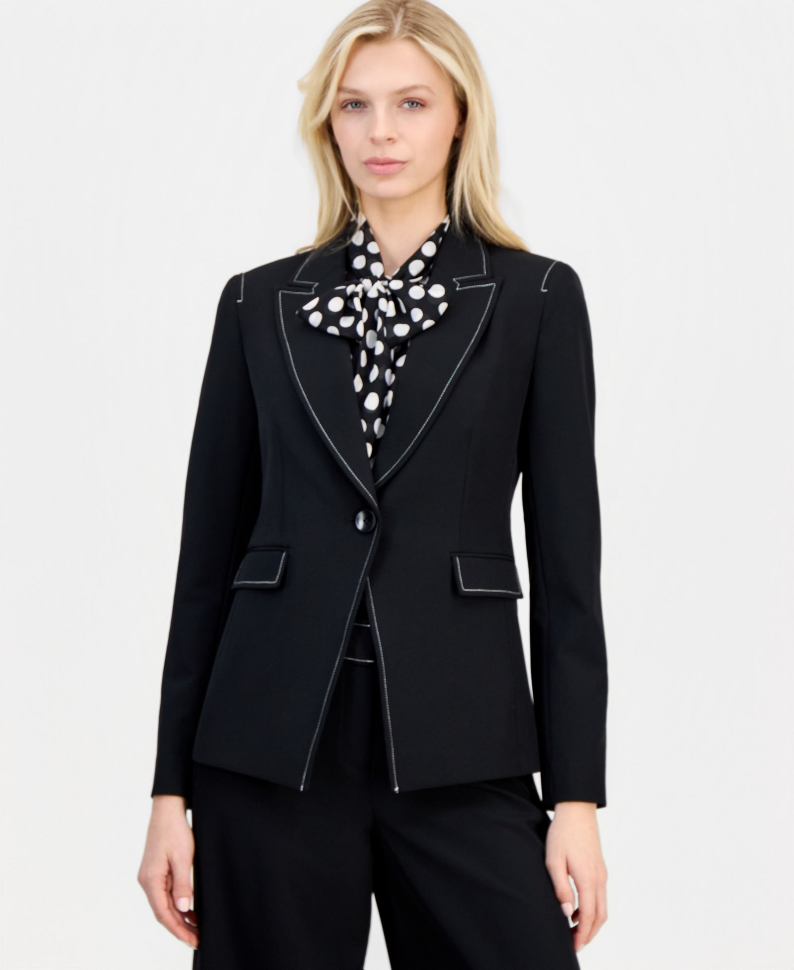 Tahari ASL Petite One-Button Blazer