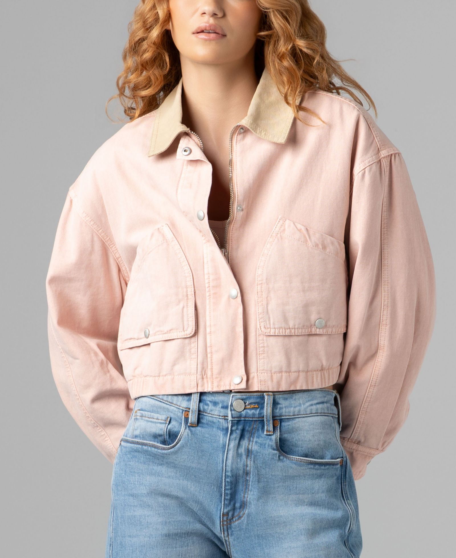 Женская укороченная куртка BLANK NYC Cropped Barn Jacket